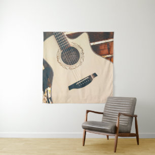 Tenture Jolie guitare acoustique