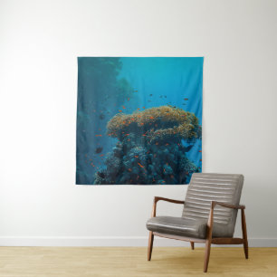 Tenture Jolies Poissons Et Barrière