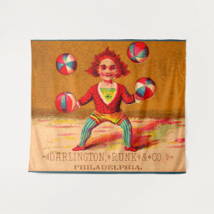 Tenture Jongleur de cartes de commerce victorien Darlingto