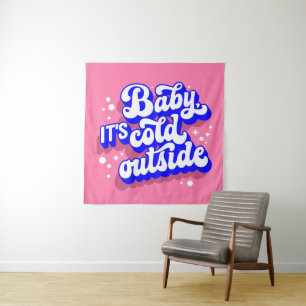 Tenture Jouer bébé, c’est froid en hiver