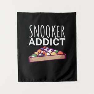 Tenture Joueur de billard   Addict de snooker