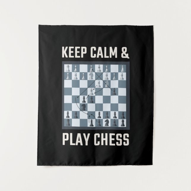 Tenture Joueur d'échecs (Devant)