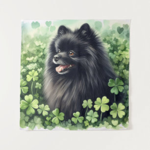 Tenture Jour de la Saint Patrick d'aquarelle de Poméranie 