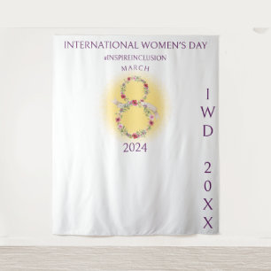 Tenture Journée internationale de la femme Inspirer l'incl