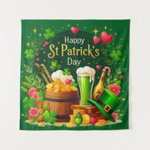 Tenture Joyeuse fête de la Saint-Patrick festive