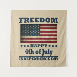 Tenture Joyeux 4 juillet jour de l'indépendance
