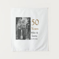 Joyeux 50e anniversaire ajoutez nom du couple date