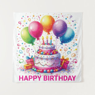 Tenture Joyeux Anniversaire