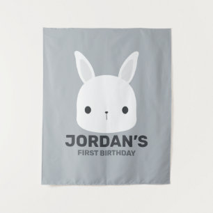 Tenture Joyeux Anniversaire de Petit Lapin Mignon