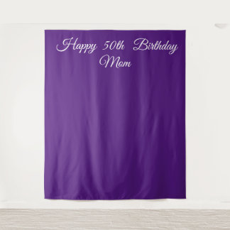 Tenture Joyeux anniversaire personnalisé