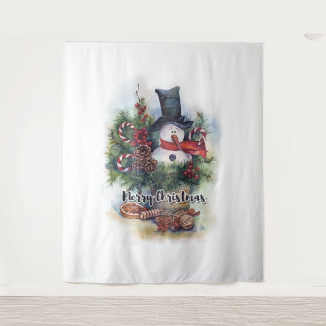 Tenture Joyeux Noël (Devant)