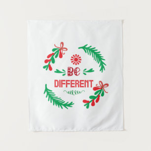 Tenture Joyeux Noël Christmas Soyez Différent