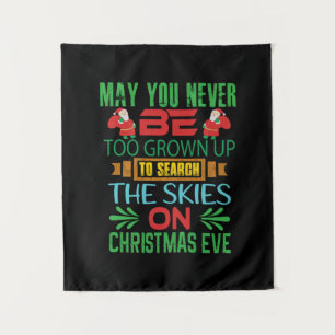 Tenture Joyeux Noël Le Ciel Le Soir De Noël