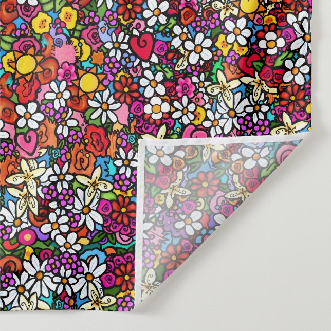 Tenture Joyful Garden Groovy  (Détail)