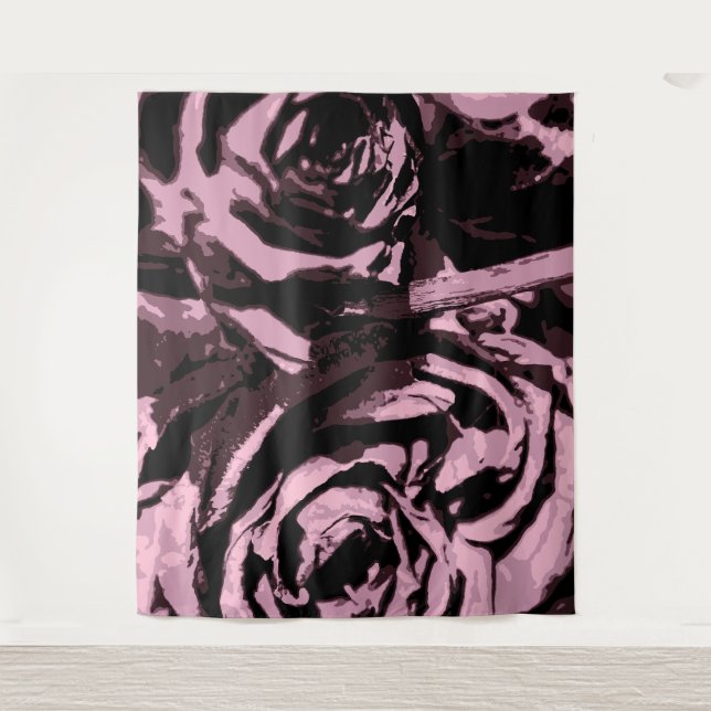 Tenture Juste quelques roses (Devant)