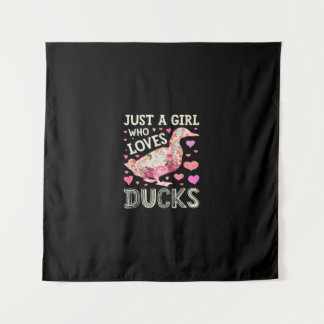 Tenture Juste Une Fille Qui Aime Les Canards Drôle Canard
