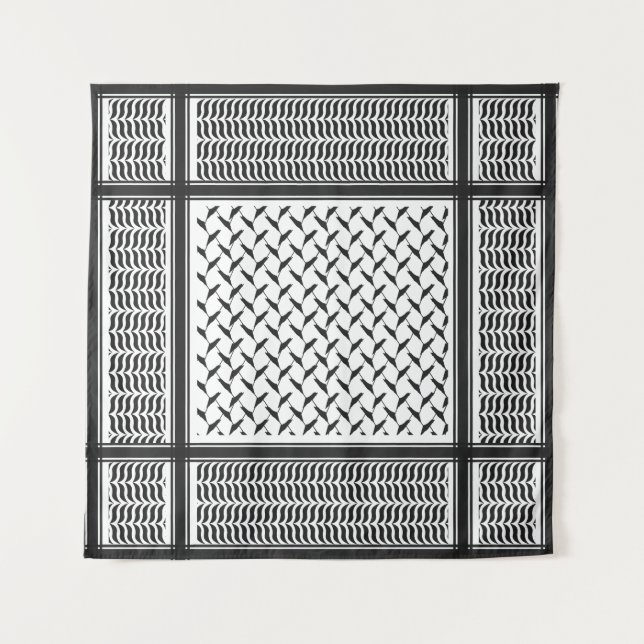 Tenture Keffiyeh palestinien (Devant)