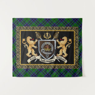 Tenture Keith Clan Badge & Motto avec Lions