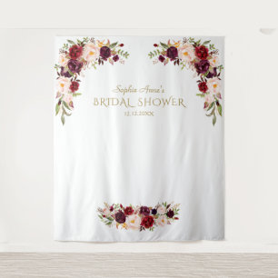 Tenture Kiosque de Photographie Mariage Fleurs Rose Bourgo