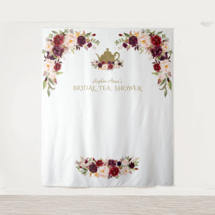 Tenture Kiosque Photographique de Fête de Mariage Floral R