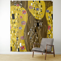 Klimt Inspiré Or Motif Art Nouveau Le Baiser
