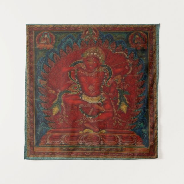 Tenture Kurukulla du bouddhisme tibétain (Devant)