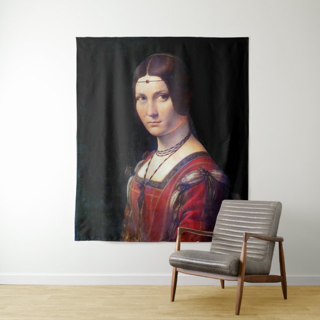 Tenture La Belle Ferronnière, Léonard de Vinci (En situation)