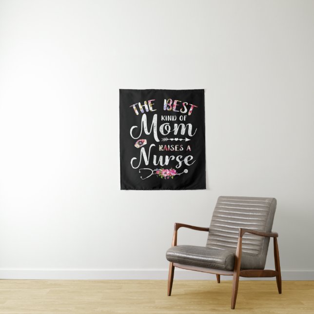 Tenture La Meilleure Maman Élève Une Infirmière (En situation)