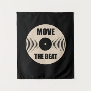 Tenture La musique fait bouger le rythme