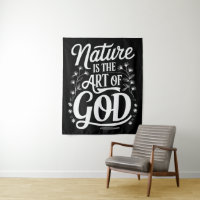 La nature est l'art de Dieu Le design inspirationn