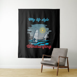 Tenture La planche à voile est mon style de vie