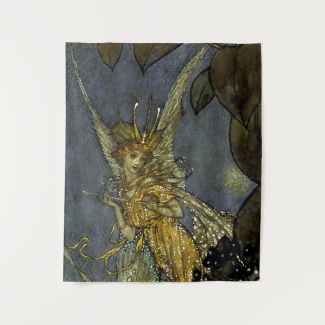 Tenture "La reine des fées" par Edmund Dulac (Devant)