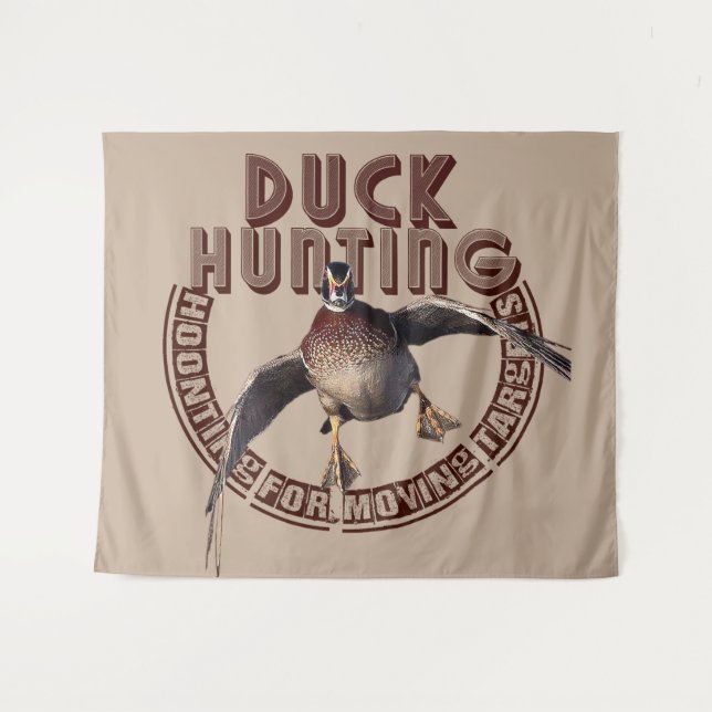 Tenture La sauvagine, Chasse au canard (Devant (Horizontal))