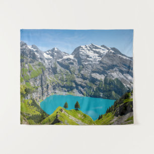 Tenture Lac alpin Oeschinensee en Suisse
