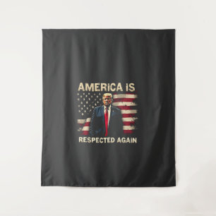 Tenture L'Amérique est de nouveau respectée Trump USA 4 ju