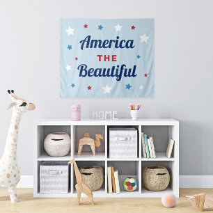 Tenture L'Amérique la Belle 4 juillet