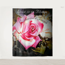 Tenture L'amour est dans le Mariage en fleur