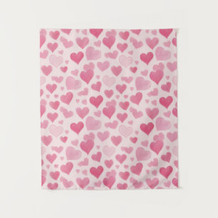 Tenture L'amour rose