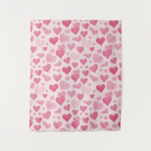 Tenture L'amour rose