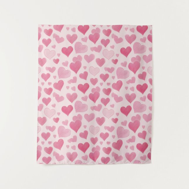 Tenture L'amour rose (Devant)