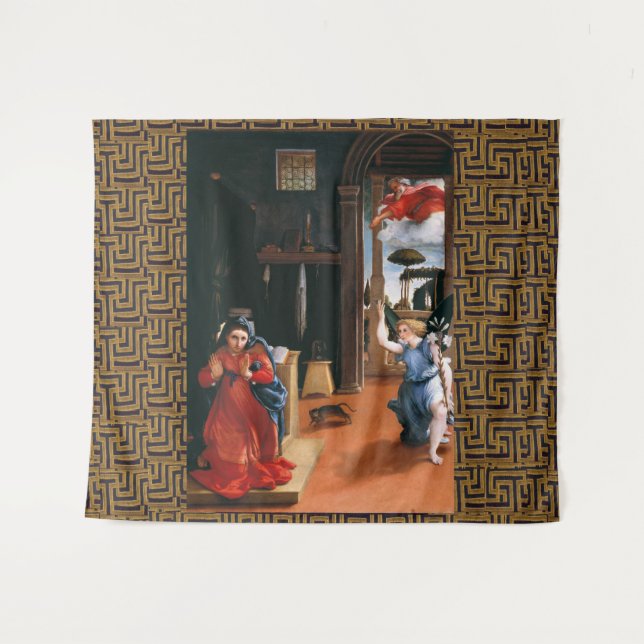 Tenture L'Annonciation de Recanati par Lorenzo Lotto (Devant (Horizontal))