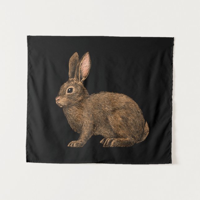 Tenture Lapin 2 (Devant (Horizontal))