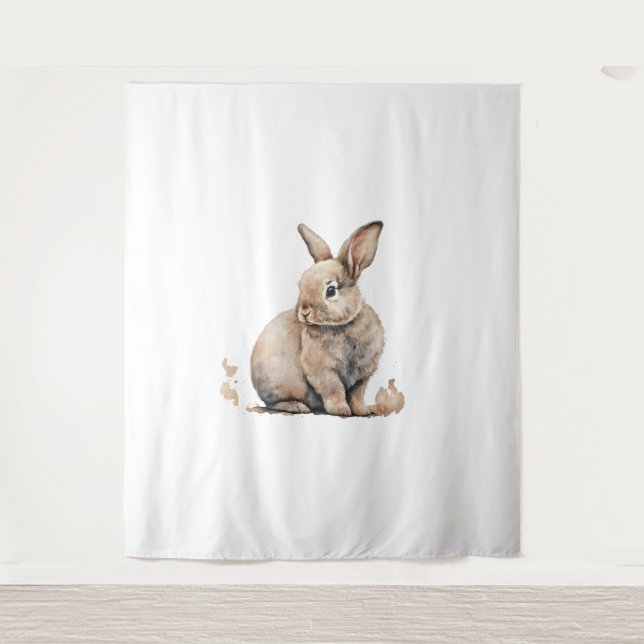 Tenture Lapin de Pâques (Devant)