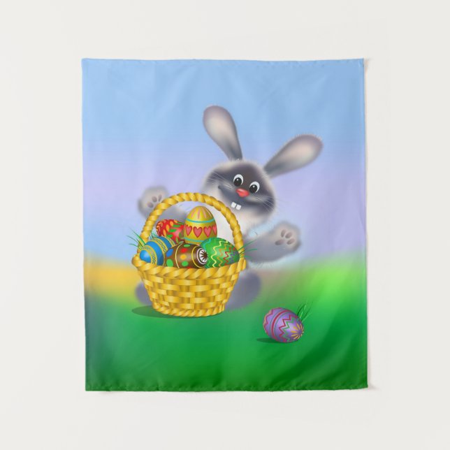 Tenture Lapin de Pâques (Devant)