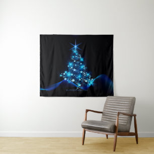 Tenture l'arbre de Noël stylisé et lumineux de SlipperyJoe