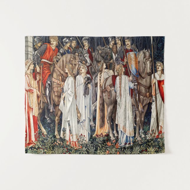 Tenture L'Armement et le Départ des Chevaliers  (Devant (Horizontal))