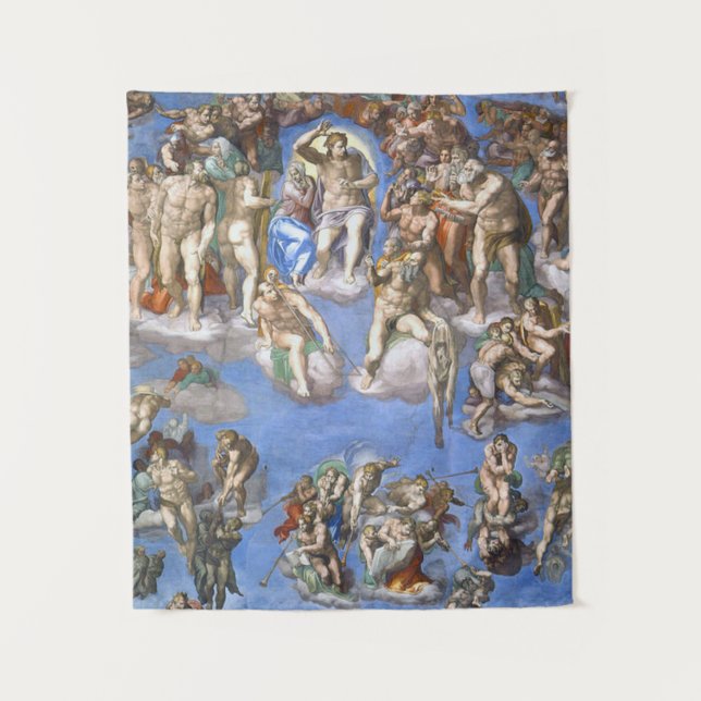 Tenture Last Judment From The Sistine Chapel By Michelan (Devant)