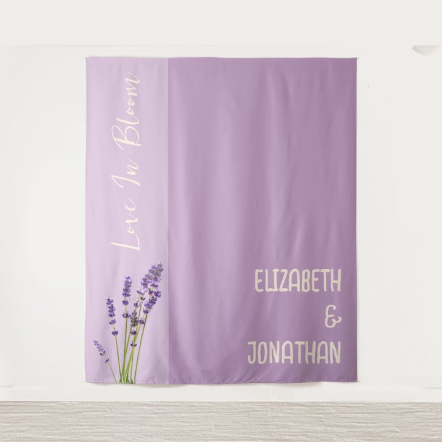 Tenture Lavender Love Mariage (Devant)