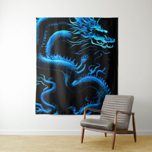 Tenture Le Bleu Dragon