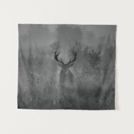 Tenture Le Cerf Dans La Mist